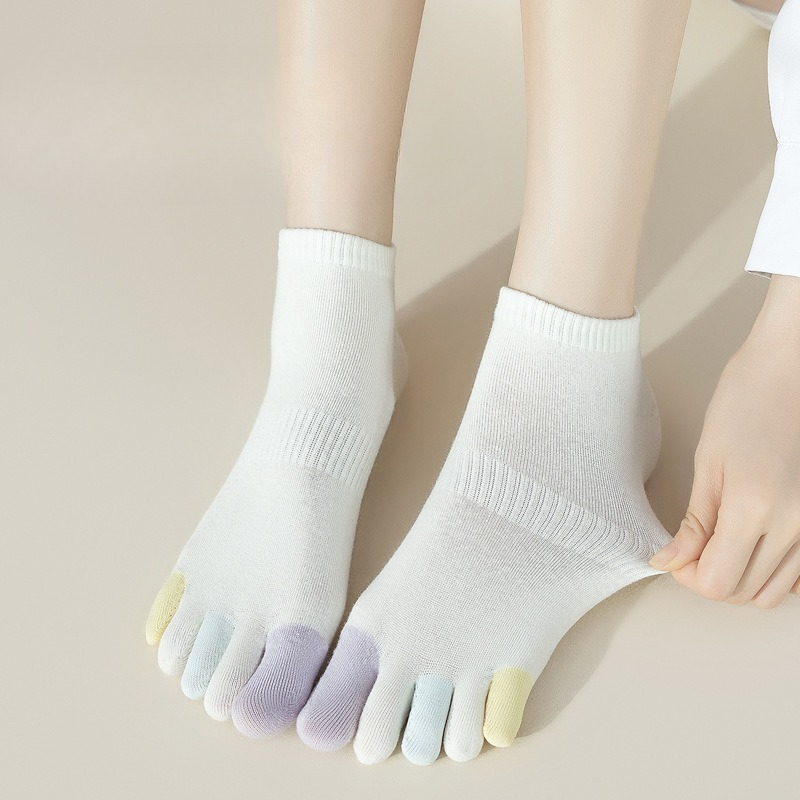 Toe Sock Split - 6 쌍 여름 얇은 통기성 땀