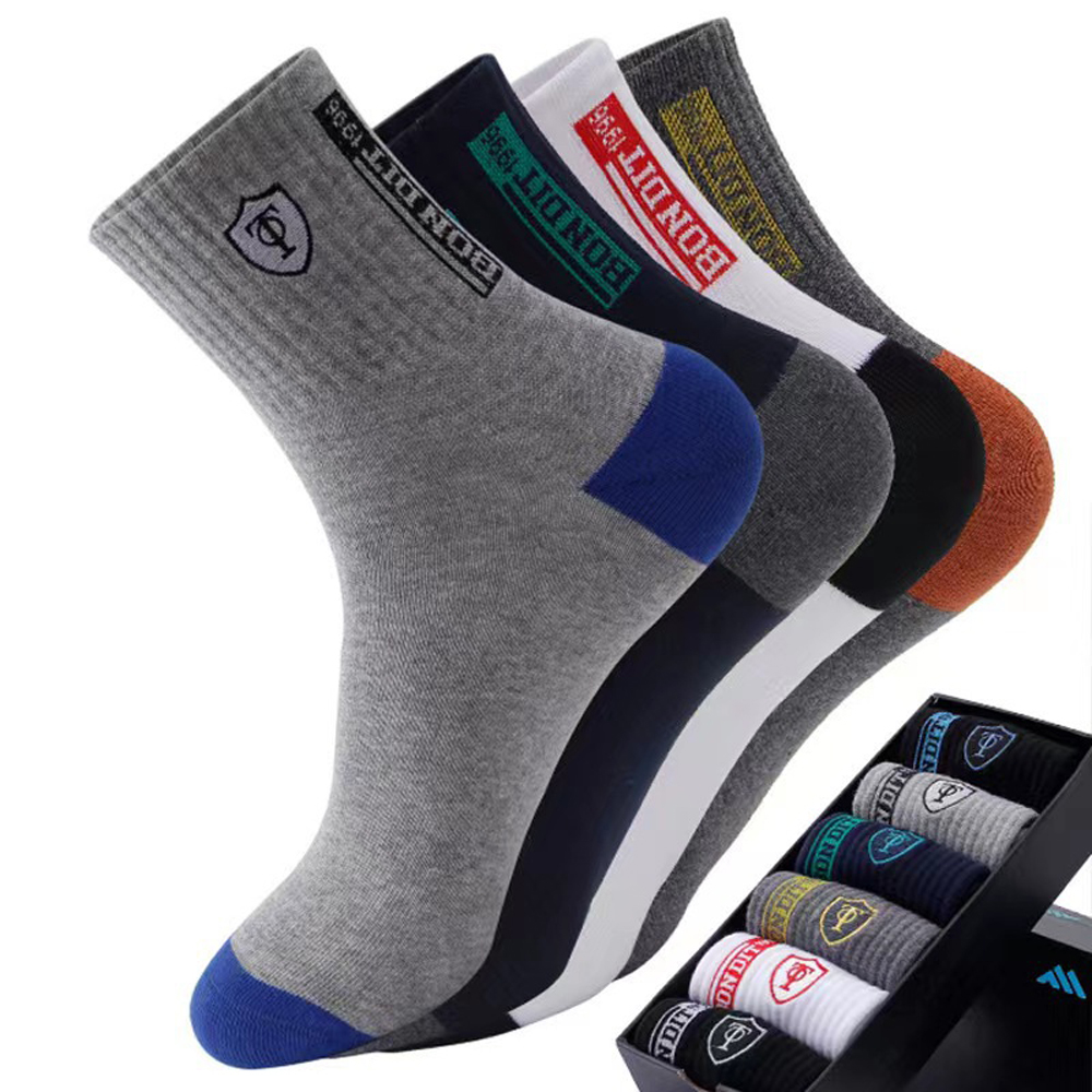 Cotton Crew Sock Pack - 남성용 5/10팩 프리미엄 보온 크루삭스 부드럽고