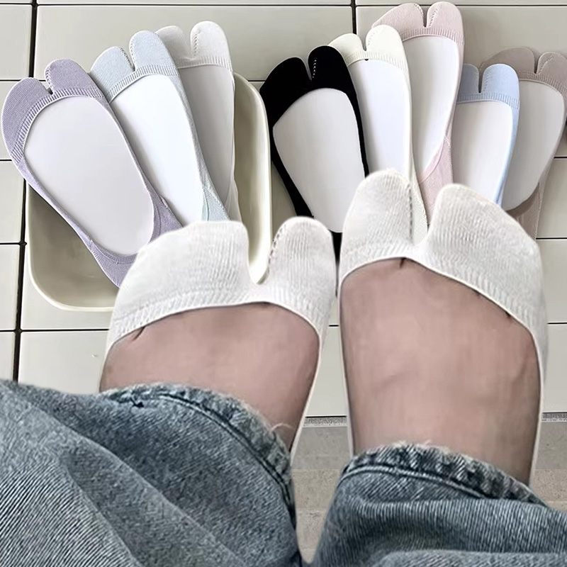 Toe Sock Split - 5 쌍 여름 얇은 면 두