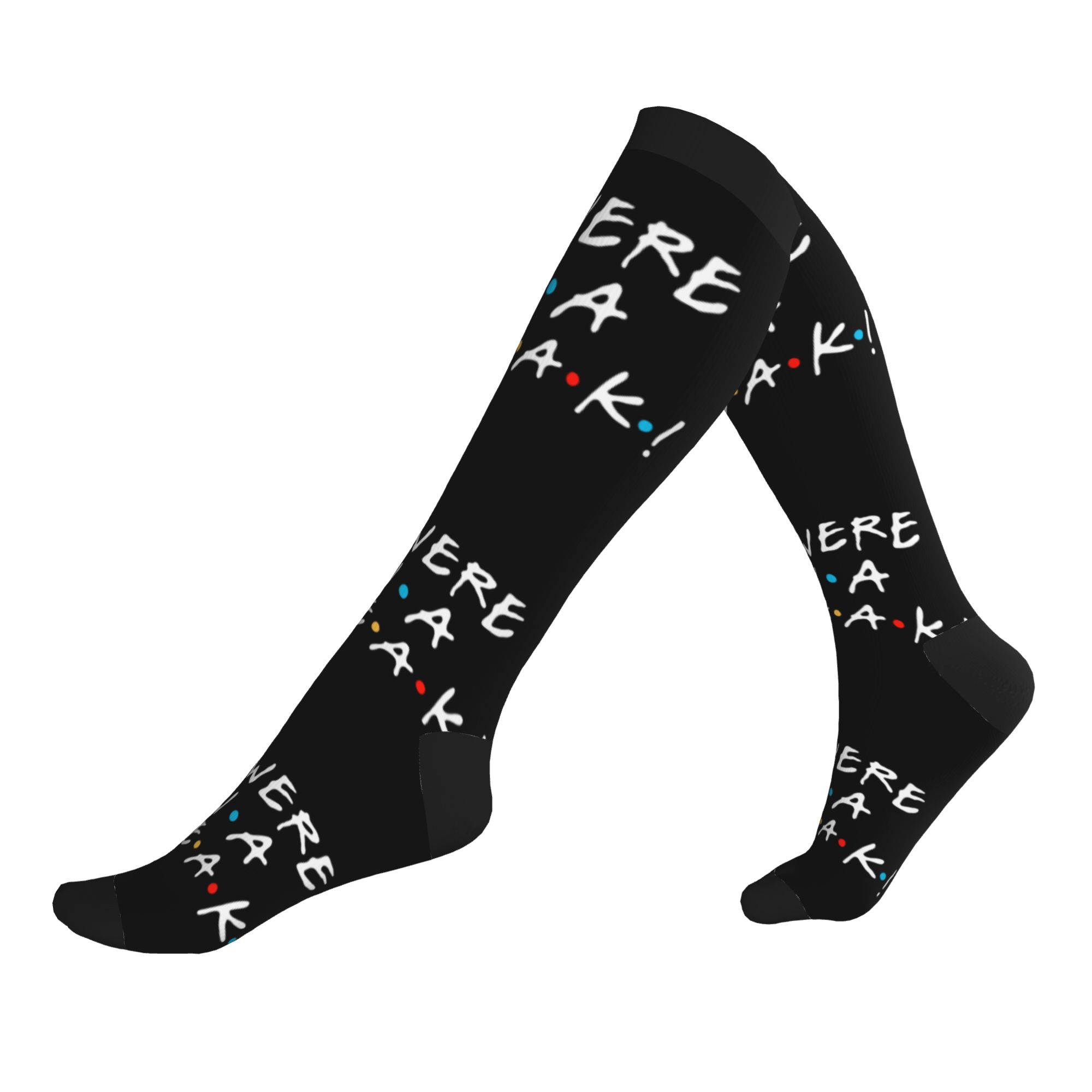 No Show Sock Women - 프렌즈 TV 쇼 재미있는 명언 드레스