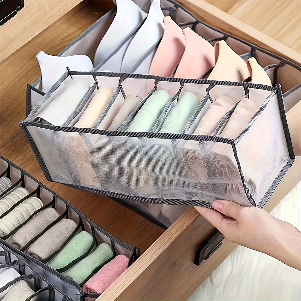 Sock Organizer Tray - 7칸 속옷 정리함 양말 수납함 접이식