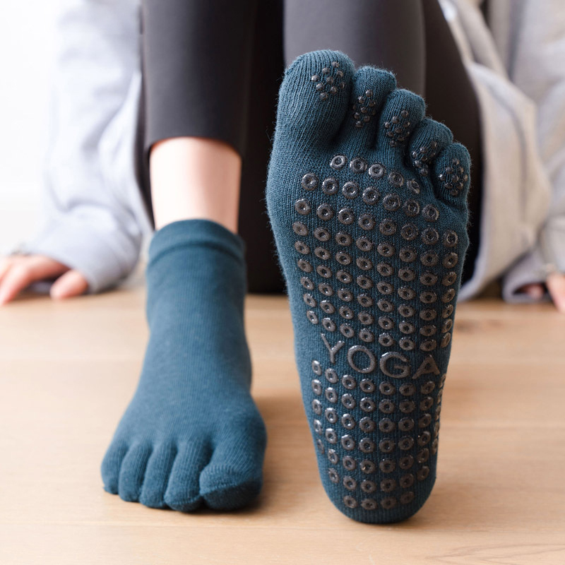 Grip Sock Yoga - 안티-슬립 여성 필라테스 양말 다섯 발가락
