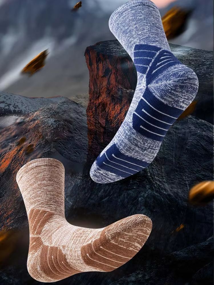 Wool Hiking Sock - 50% 메리노 울 양말 따뜻한 하이킹