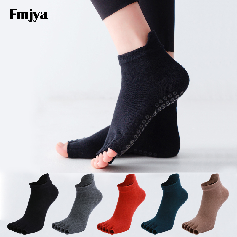 Grip Sock Yoga - 요가 양말 반 발가락 미끄럼 방지