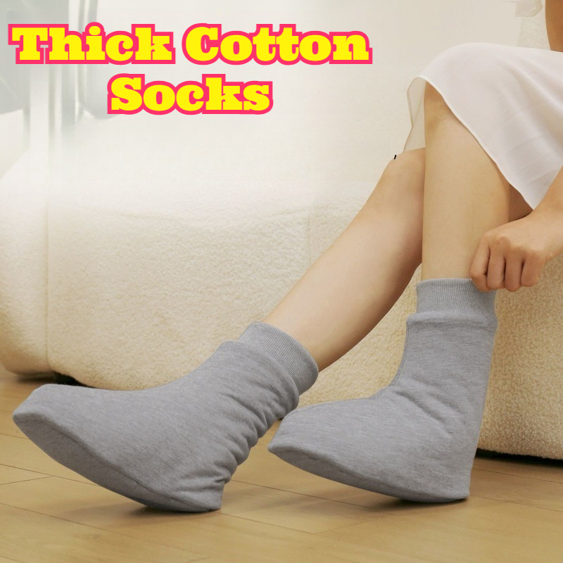 Thermal Sock Winter - 신장면 두꺼운 보온 침대 양말 여성