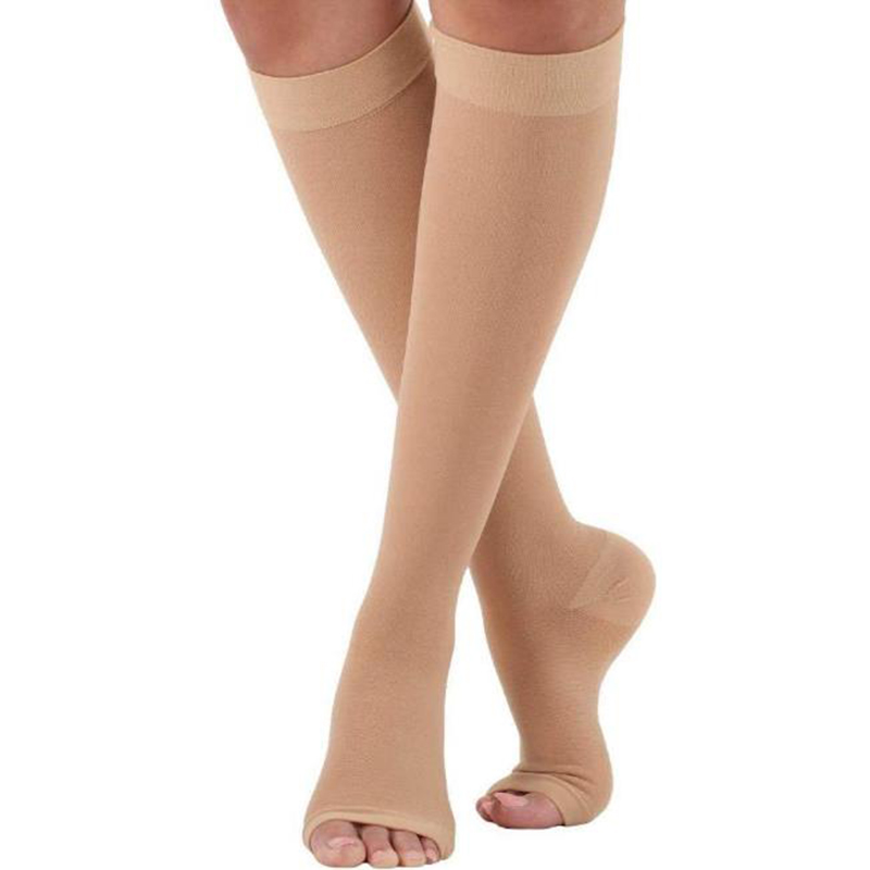 Compression Sleeve Calf - S-XL 압축 스타킹, 스트레치 오픈 토