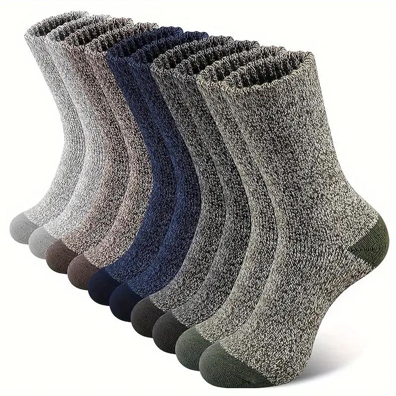 Wool Hiking Sock - 남성용 메리노 울 양말 5쌍, 추운