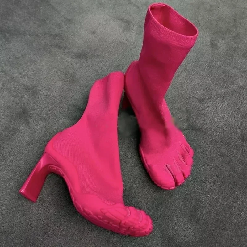 Toe Sock Split - 파이브 핑거 토 패션 신상 여성