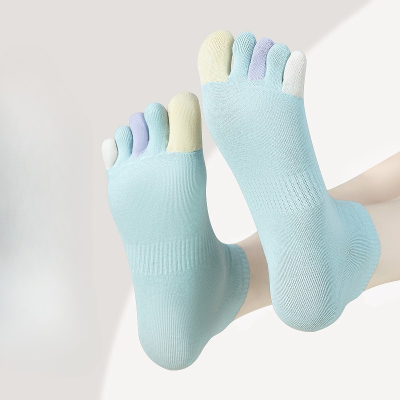 6 쌍 여름 얇은 통기성 땀 흡수 항균 스플릿 토 양말 - Toe Sock Split 리뷰 및 가격