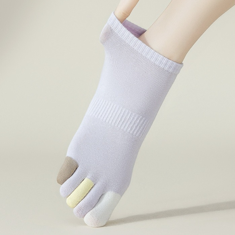 6 쌍 여름 얇은 통기성 땀 흡수 항균 스플릿 토 양말 - Toe Sock Split 리뷰 및 가격
