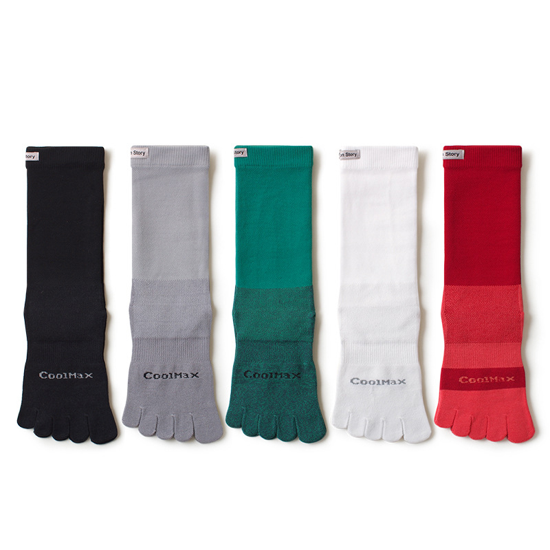 1/5 쌍 남성용 하이 크루 5 발가락 양말 쿨맥스 통 - Toe Sock Split 리뷰 및 가격