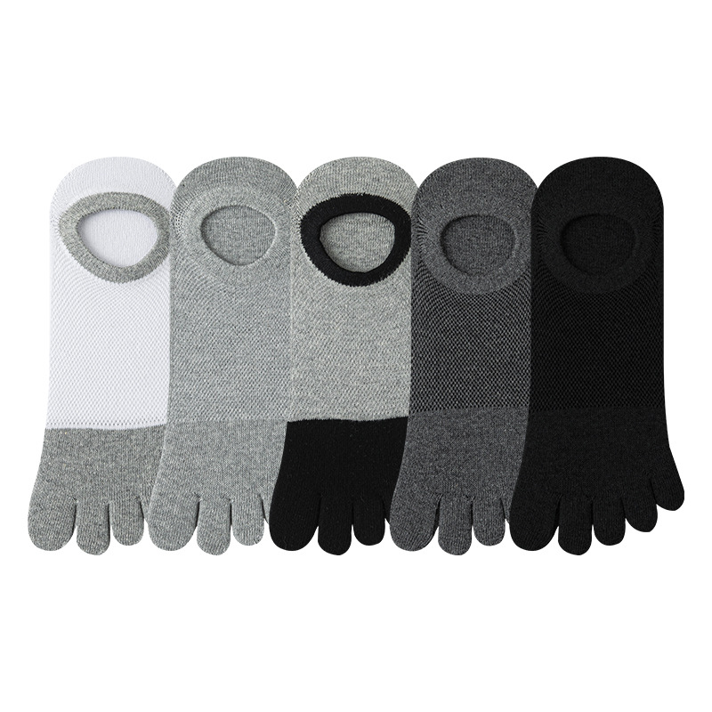 5켤레 남성용 노쇼 토삭스 여름용 얇은 메쉬 통기성 면 - Toe Sock Split 리뷰 및 가격