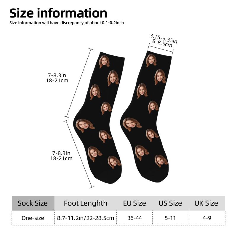 개인화 된 맞춤형 얼굴 사진 남성 여성 승무원 양말 남 - Dress Sock Men 리뷰 및 가격