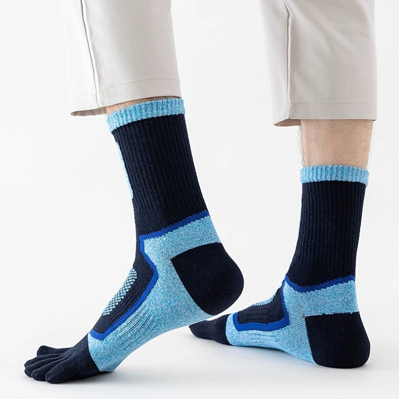 3켤레 남성용 스포츠 5손가락 면 양말 땀 흡수 방취  - Toe Sock Split 리뷰 및 가격