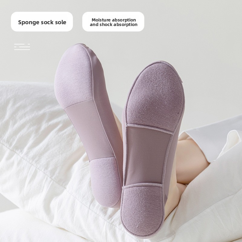5쌍 세트 실리콘 힐이 있는 여성용 미끄럼 방지 보트  - Invisibility Sock Loafer 리뷰 및 가격