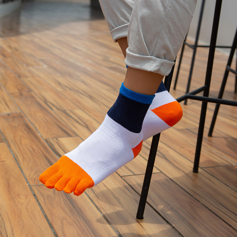 남성용 5개 손가락 양말 1/5켤레, 다양한 색상의 패 - Toe Sock Split 리뷰 및 가격
