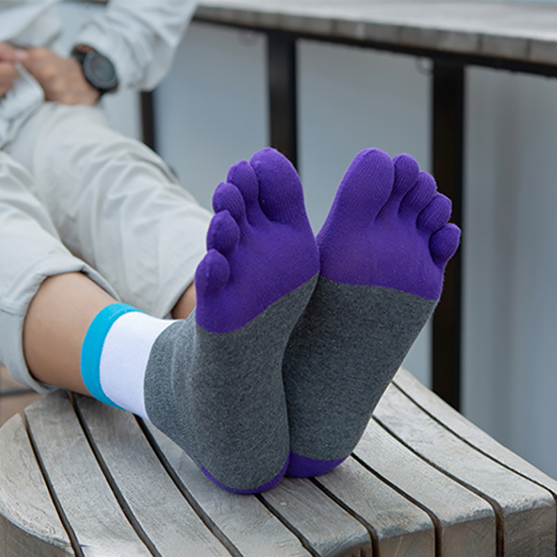남성용 5개 손가락 양말 1/5켤레, 다양한 색상의 패 - Toe Sock Split 리뷰 및 가격