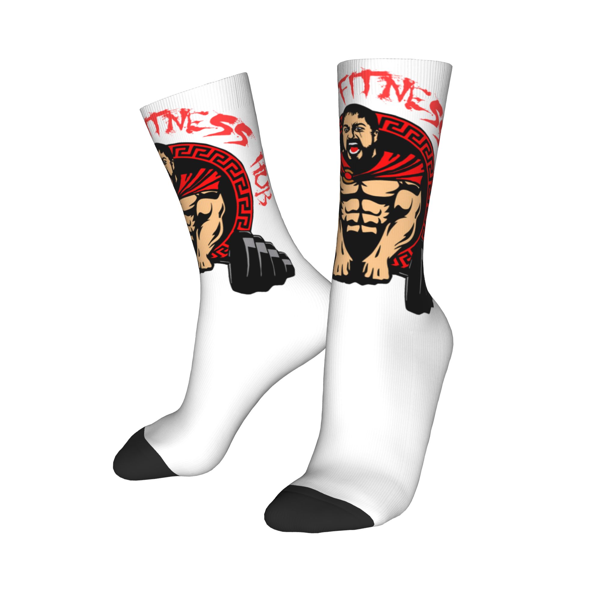 커스텀 스파르탄 짐 남성용 크루 양말 유니섹스 참신한  - Dress Sock Men 리뷰 및 가격