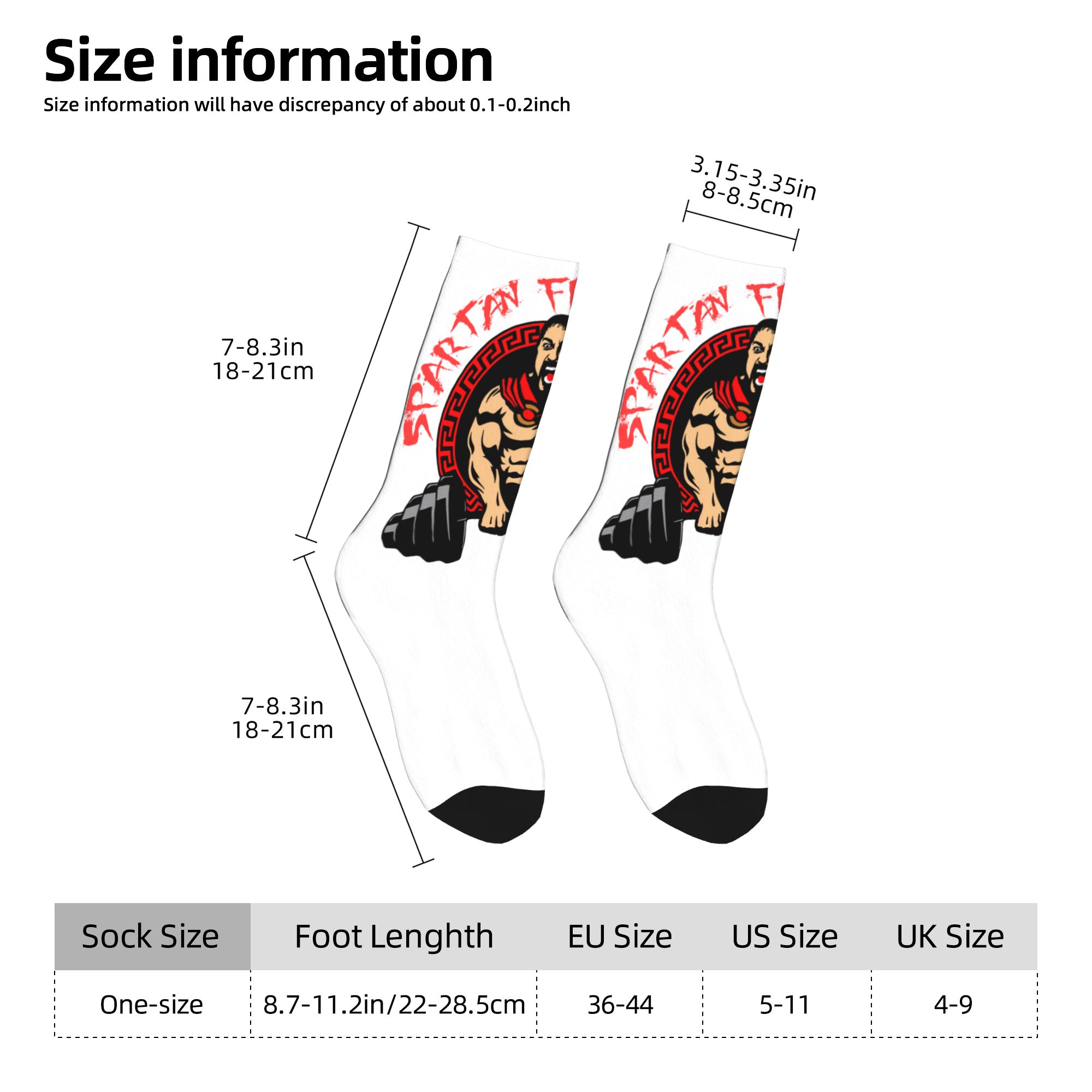 커스텀 스파르탄 짐 남성용 크루 양말 유니섹스 참신한  - Dress Sock Men 리뷰 및 가격