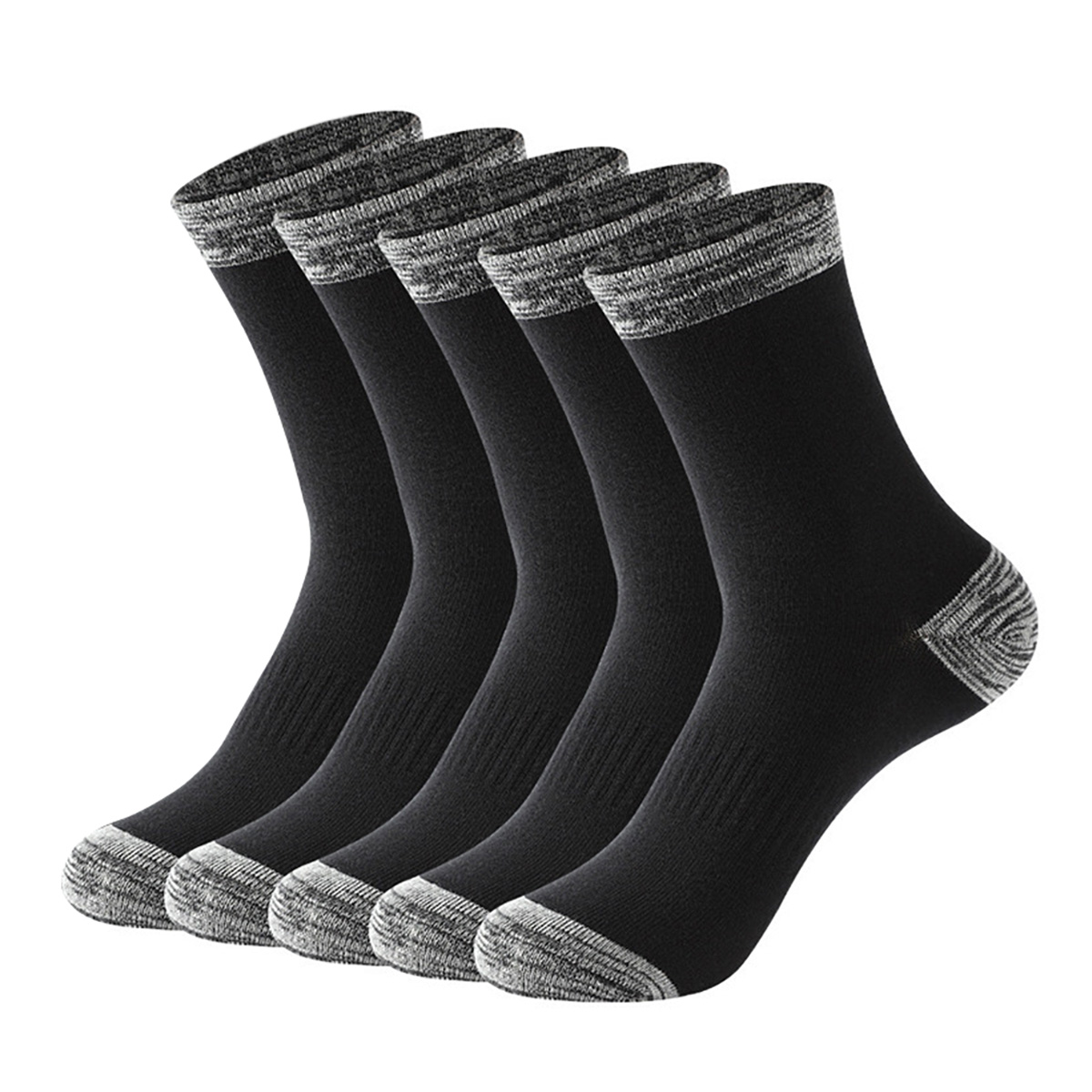 1/5 쌍 남성용 운동 양말 스포츠 러닝 종아리 양말  - Athletic Sock Cushion 리뷰 및 가격