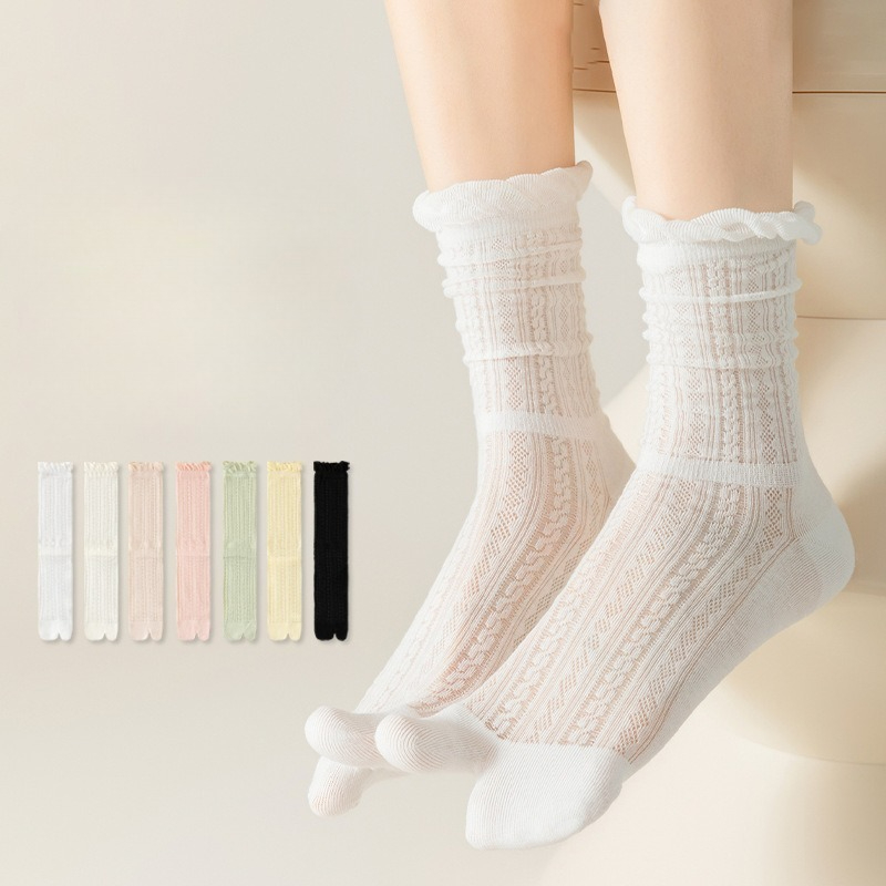 5 쌍 스플릿 발가락 양말 여성 코튼 여름 메쉬 뼈없는 - Toe Sock Split 리뷰 및 가격
