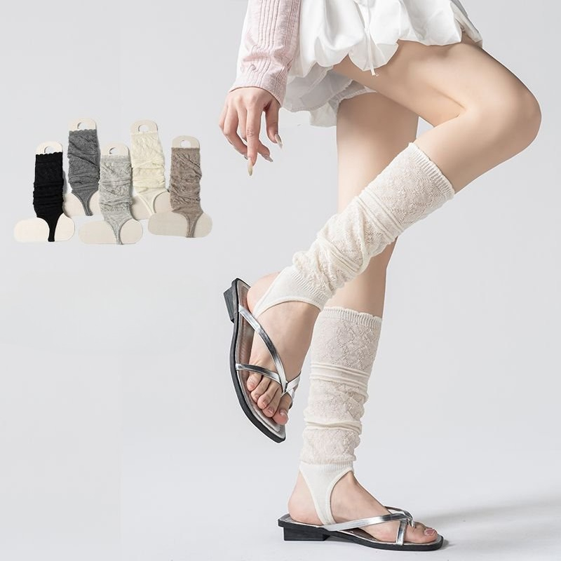 1 쌍의 여성용 레트로 스타일 얇은 스티럽 슬라우치 종 - Boot Sock Slouchy 리뷰 및 가격