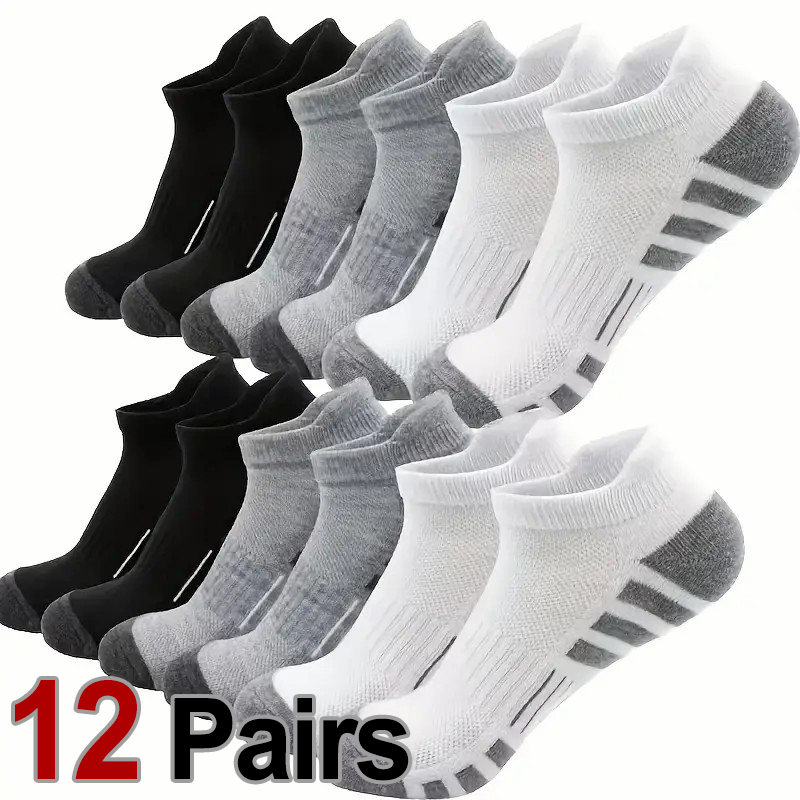 12 쌍 남성 통기성 스포츠 발목 양말 모든 계절을위한 - Ankle Brace Sock 리뷰 및 가격