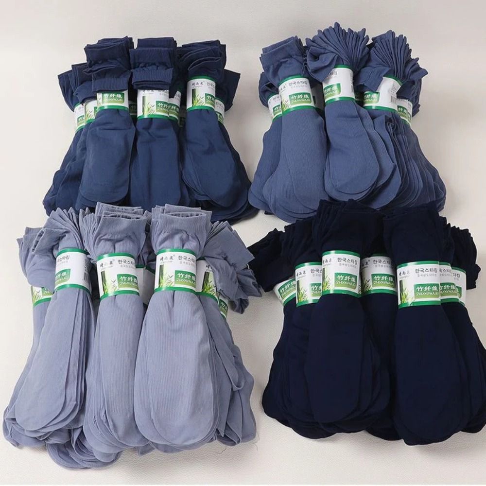 10 쌍 새로운 통기성 남성 얼음 실크 양말 부드러운  - Silk Sock Bamboo 리뷰 및 가격