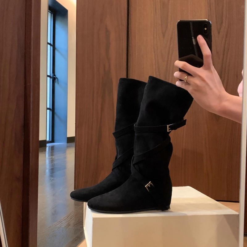 2026년 신상 영국 스타일 패셔너블 가죽 롱부츠 스웨 - Knee High Sock Women 리뷰 및 가격