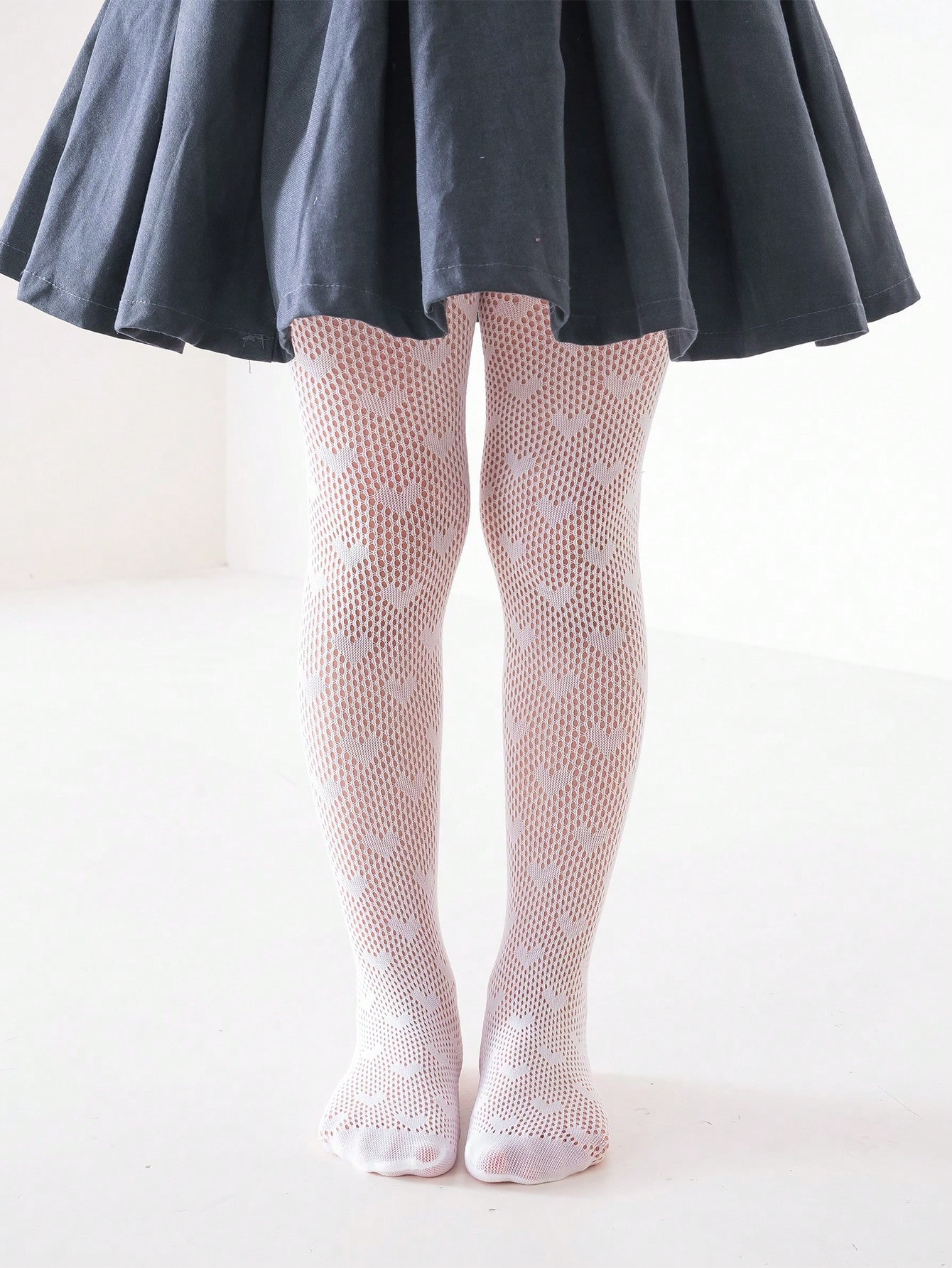 2Pcs 유아 소녀 하트 패턴 피쉬넷 스타킹 1-11Y - Tights Pantyhose Sheer 리뷰 및 가격