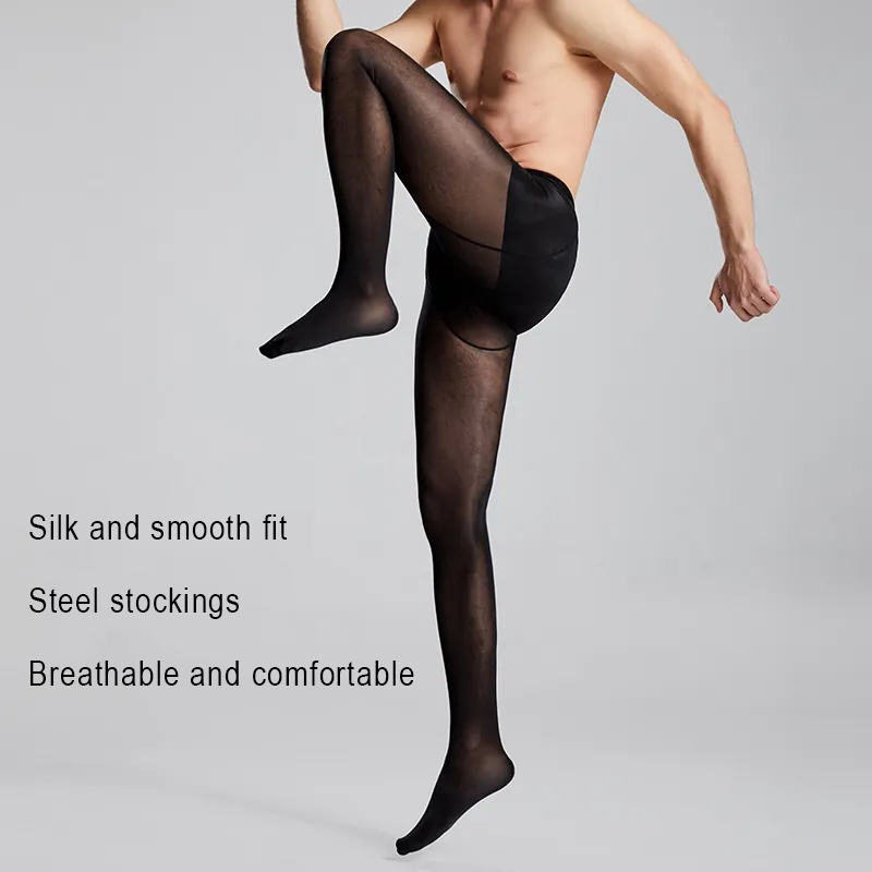 플러스 사이즈 남성 섹시 시스루 블랙 봄 가을 얇은 스 - Tights Pantyhose Sheer 리뷰 및 가격