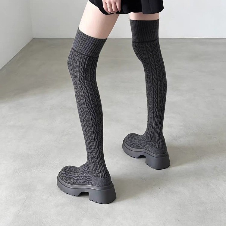 오버니삭스 부츠 2026 가을/겨울 신상 하이 니트 스 - Knee High Sock Women 리뷰 및 가격