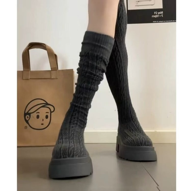 오버니삭스 부츠 2026 가을/겨울 신상 하이 니트 스 - Knee High Sock Women 리뷰 및 가격