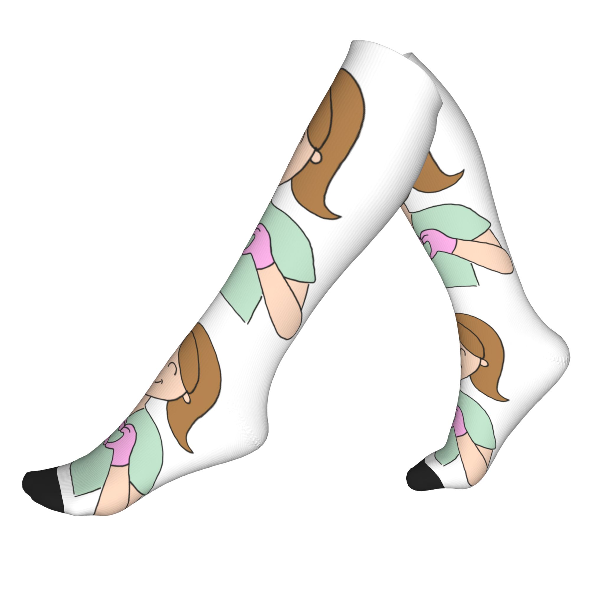 하라주쿠 의사 간호사 의료 의학 Enfermera En - Compression Sock Medical 리뷰 및 가격