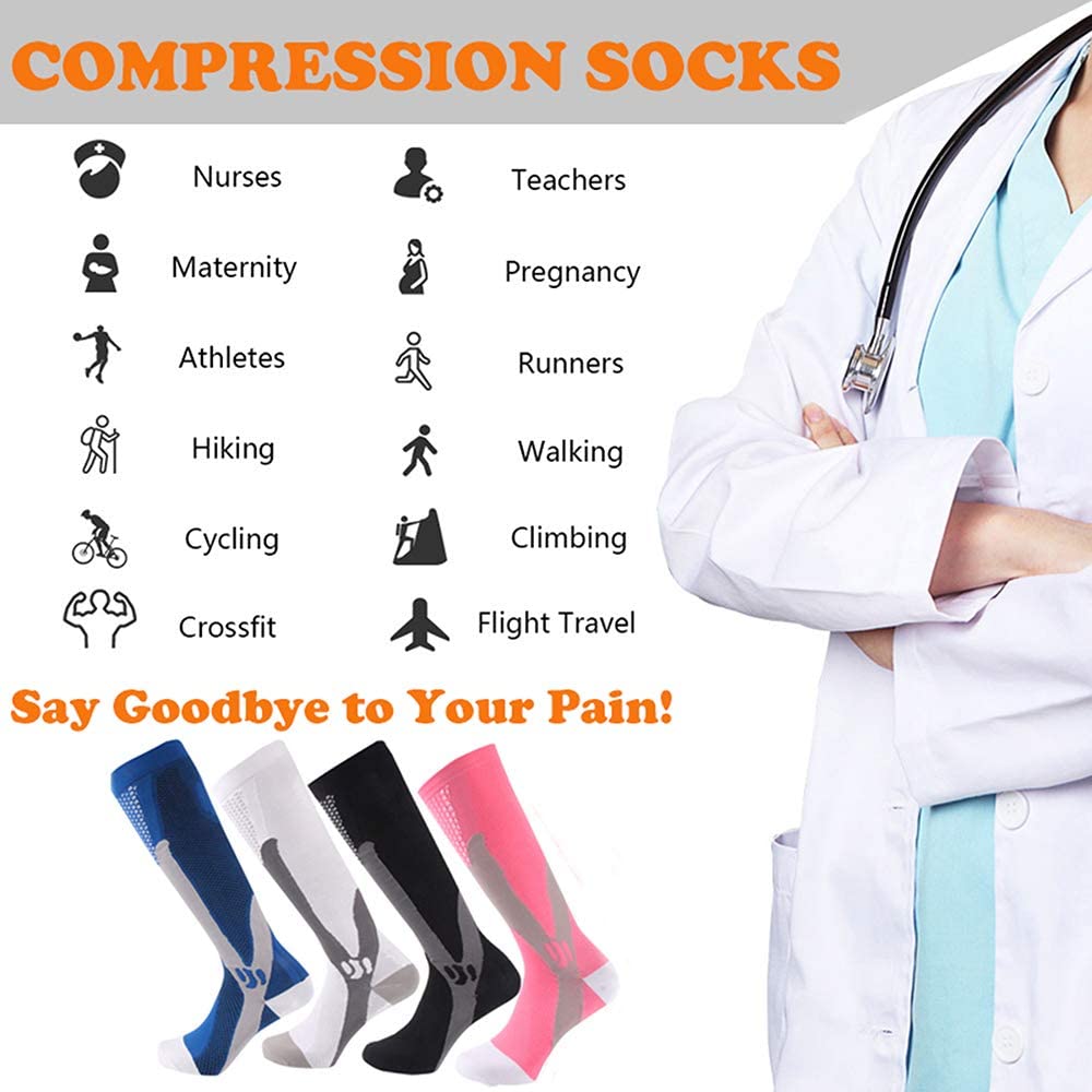 Brothock 운동용 나일론 의료 간호 스타킹, 스포 - Compression Sock Medical 리뷰 및 가격