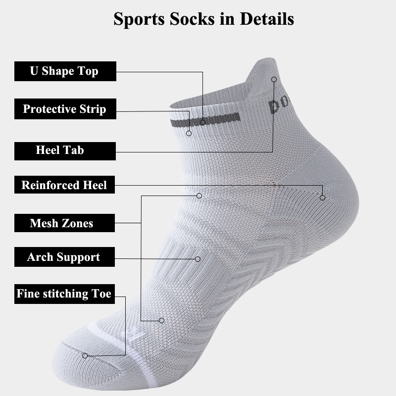 발목 양말 운동용 쿠션 강화 발뒤꿈치 및 발가락 통기성 - Ankle Brace Sock 리뷰 및 가격