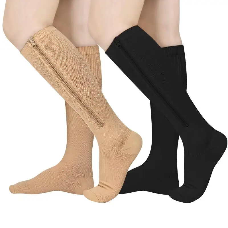 남녀공용 의료용 지퍼 압축 양말, 고탄력 나일론, 폐지 - Compression Sock Medical 리뷰 및 가격