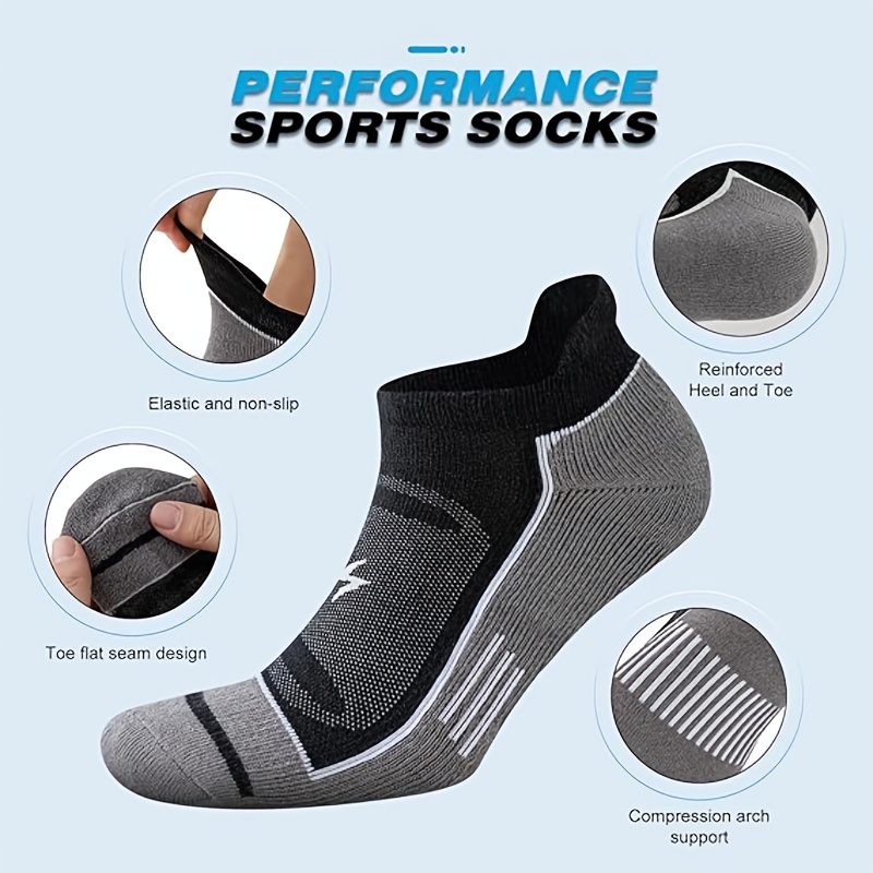 6팩 남성용 운동 양말 두꺼운 쿠션형 통기성 수분 흡수 - Athletic Sock Cushion 리뷰 및 가격