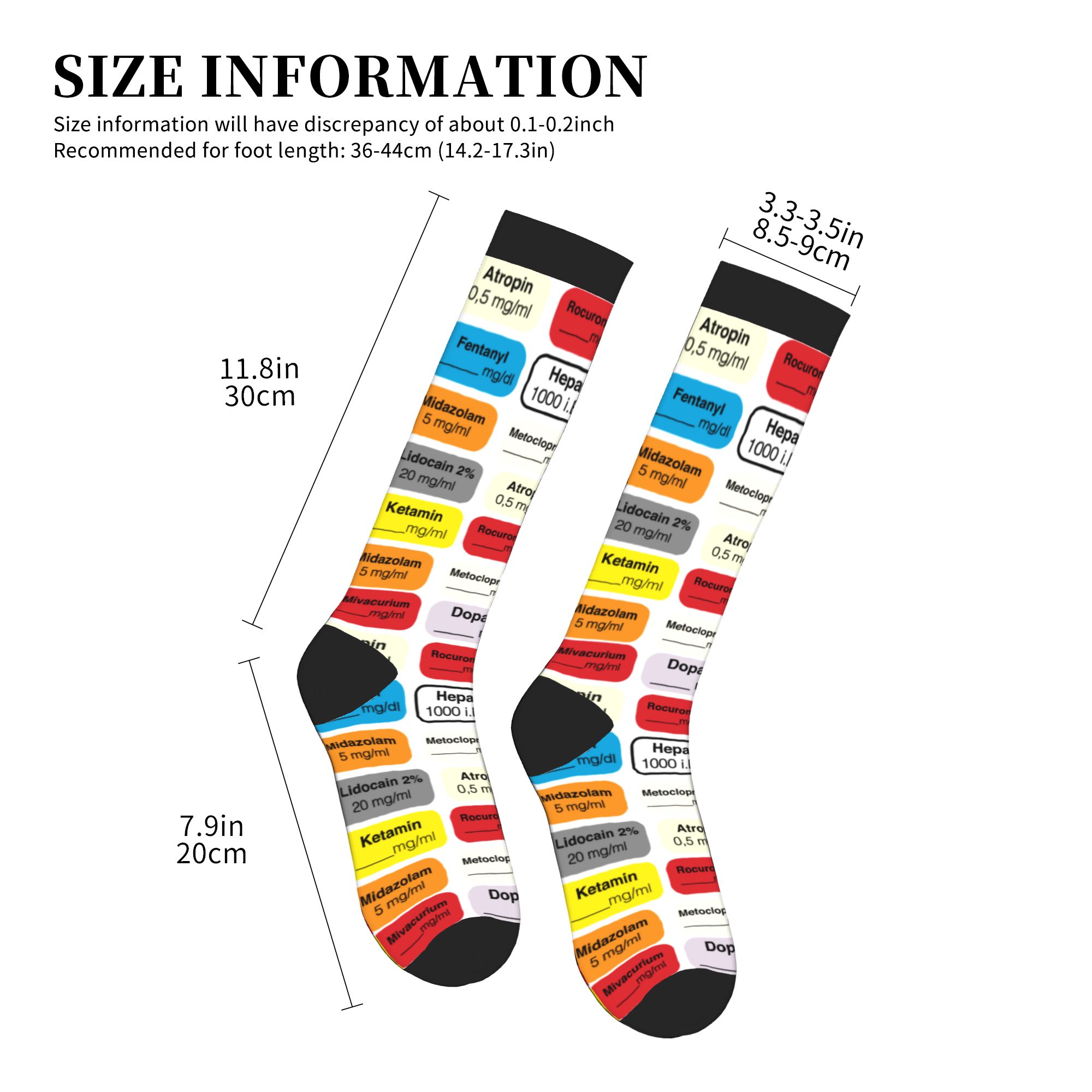 마취약 라벨 남성 여성 스포츠 압축 양말 유니섹스 패션 - Compression Sock Medical 리뷰 및 가격