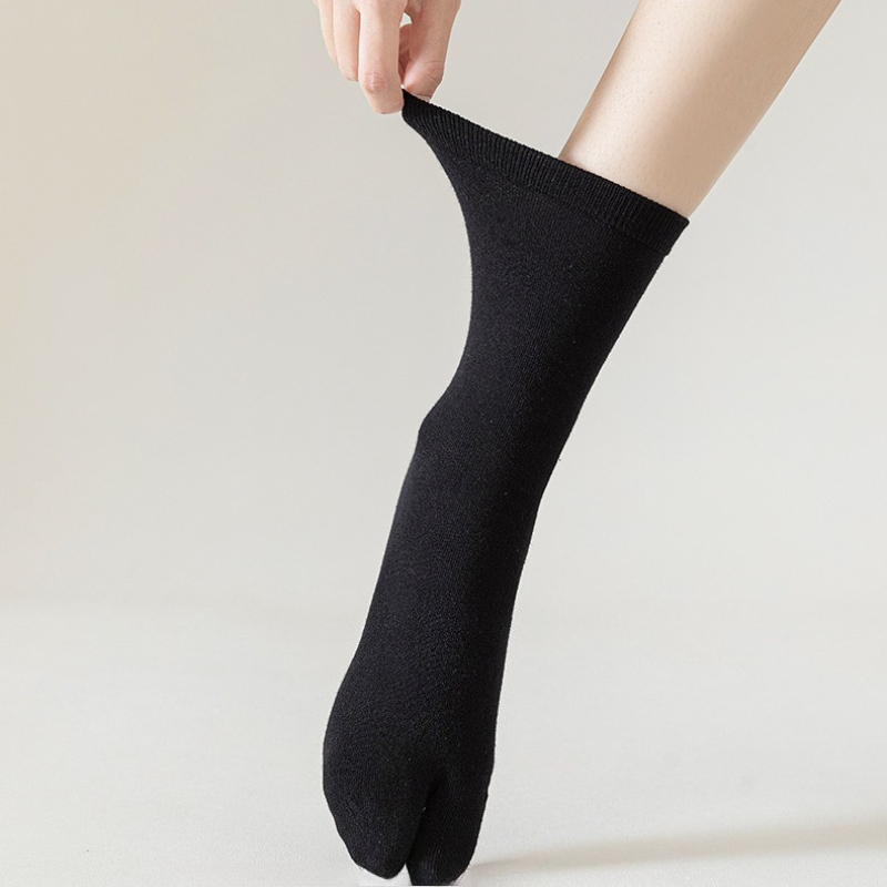 1 쌍의 코튼 타비 양말 일본식 여성용 마찰 방지 두  - Toe Sock Split 리뷰 및 가격