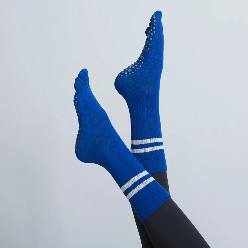 여성 통기성 요가 양말 미드 튜브 미끄럼 방지 다섯 손 - Grip Sock Yoga 리뷰 및 가격