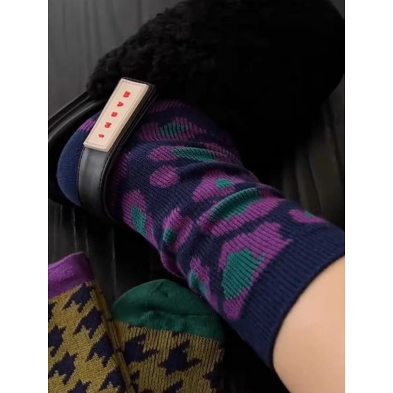 여성용 크루 양말 미드 카프 양말 2팩 세련된 블루 그 - Cotton Crew Sock Pack 리뷰 및 가격