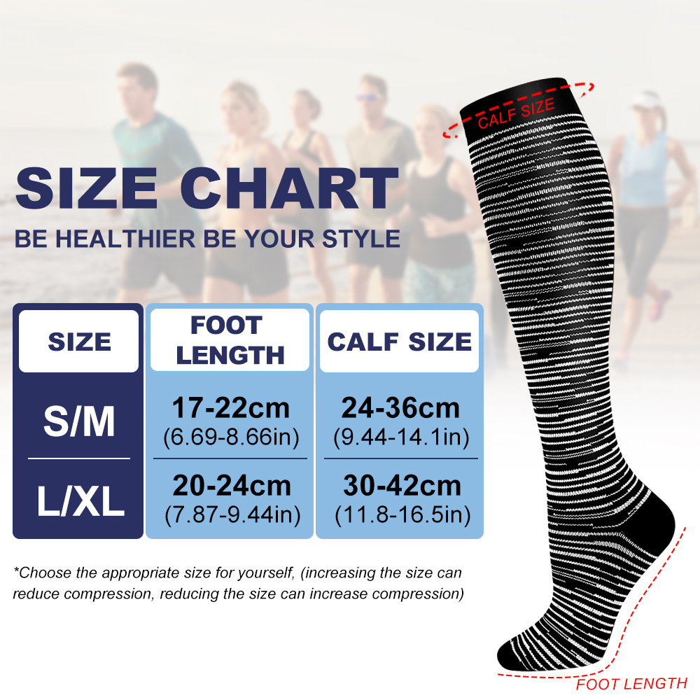 GOMOREON 남성 및 여성용 압축 양말 6쌍, 15 - Compression Sock Medical 리뷰 및 가격