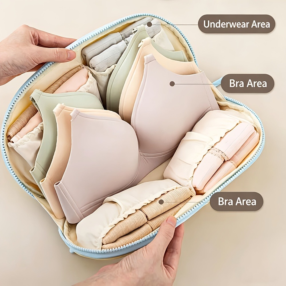 3-in-1 컵형 브라 수납 가방, 여행용 속옷 및 양 - Sock Organizer Tray 리뷰 및 가격