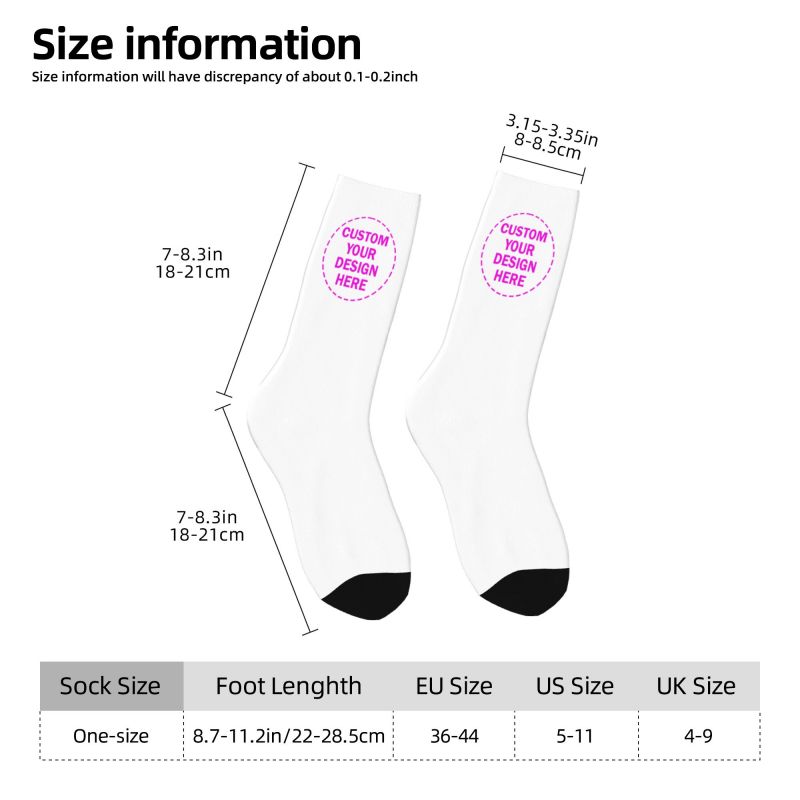 맞춤형 사진 로고 텍스트 남녀 공용 크루 양말 유니섹스 - Dress Sock Men 리뷰 및 가격