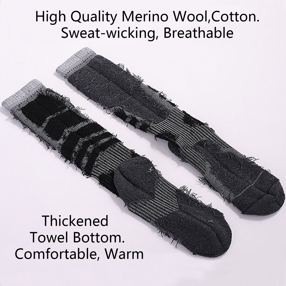 두꺼운 메리노 양모 야외 스포츠 양말 통기성 땀 흡수  - Wool Hiking Sock 리뷰 및 가격