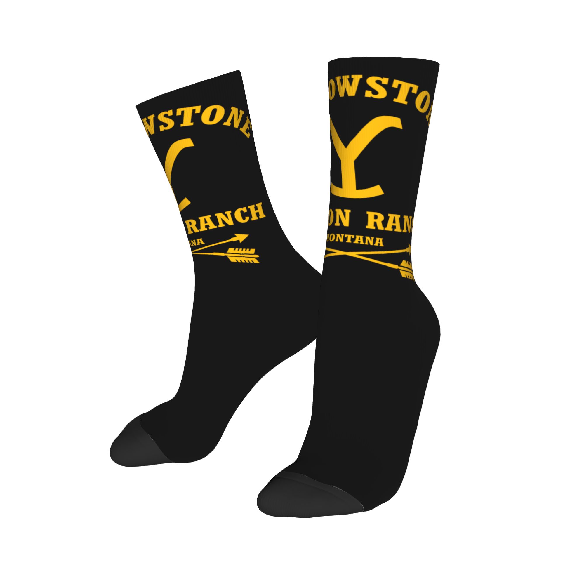 맞춤형 Yellowstone Dutton Ranch 남 - Dress Sock Men 리뷰 및 가격
