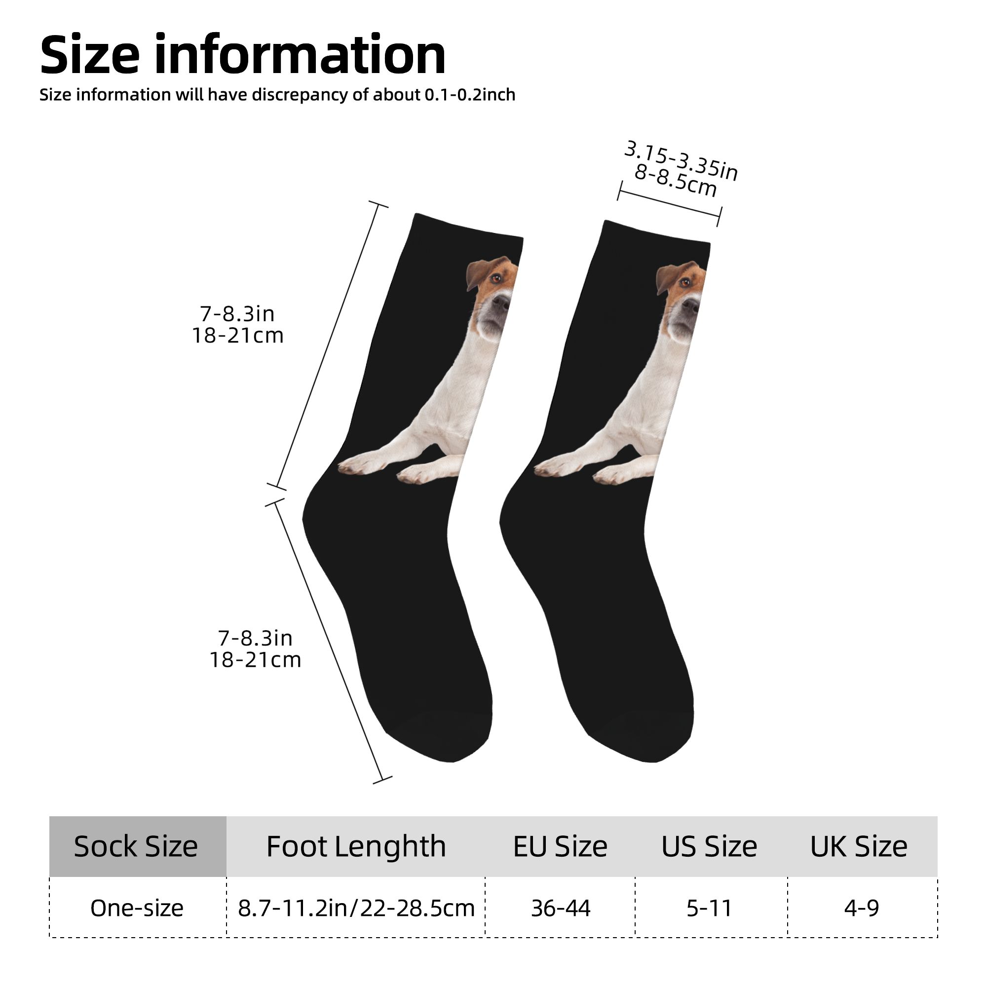 맞춤형 잭 러셀 테리어 개 남성용 크루 양말 유니섹스  - Dress Sock Men 리뷰 및 가격