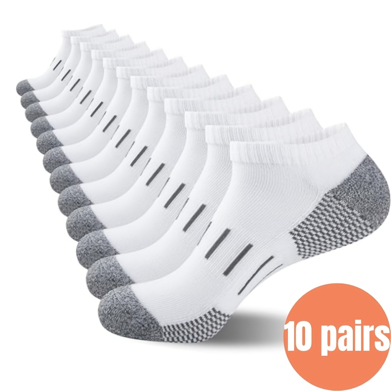 10 쌍 남성용 발목 양말 발뒤꿈치 통기성 스포츠 짧은 - Ankle Sock Low Cut 리뷰 및 가격