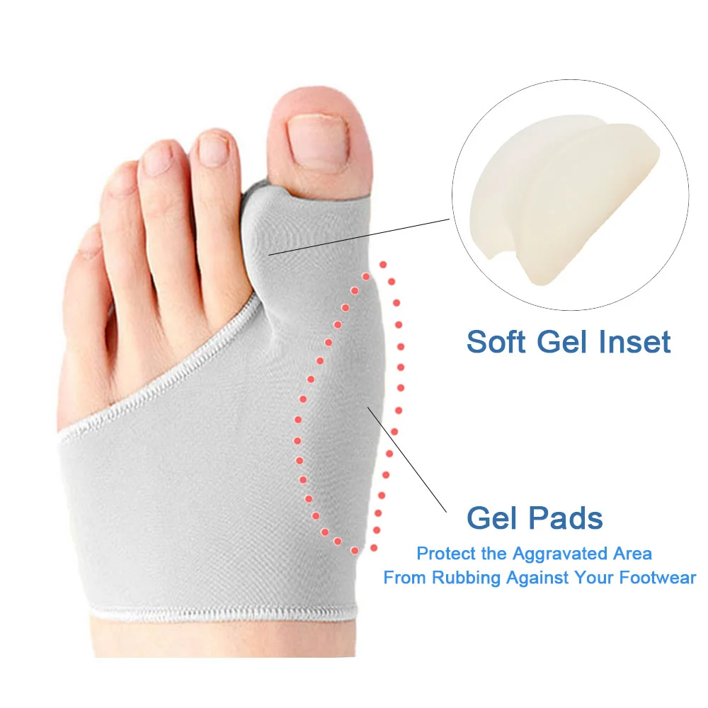 2Pcs 발가락 분리기 Hallux Valgus Bun - Ankle Brace Sock 리뷰 및 가격